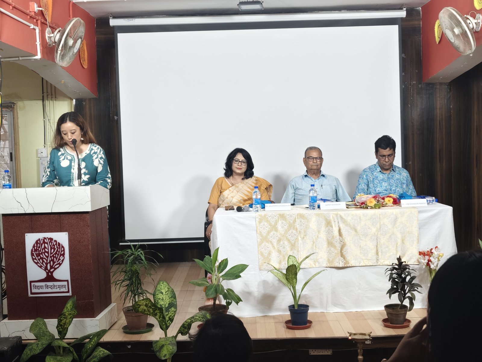 Dr. Uma Shankar Pandey, Teacher-in-Charge and Associate Professor and Head of the Department of Journalism and Mass Communication at Surendranath College for Women, Kolkata.
